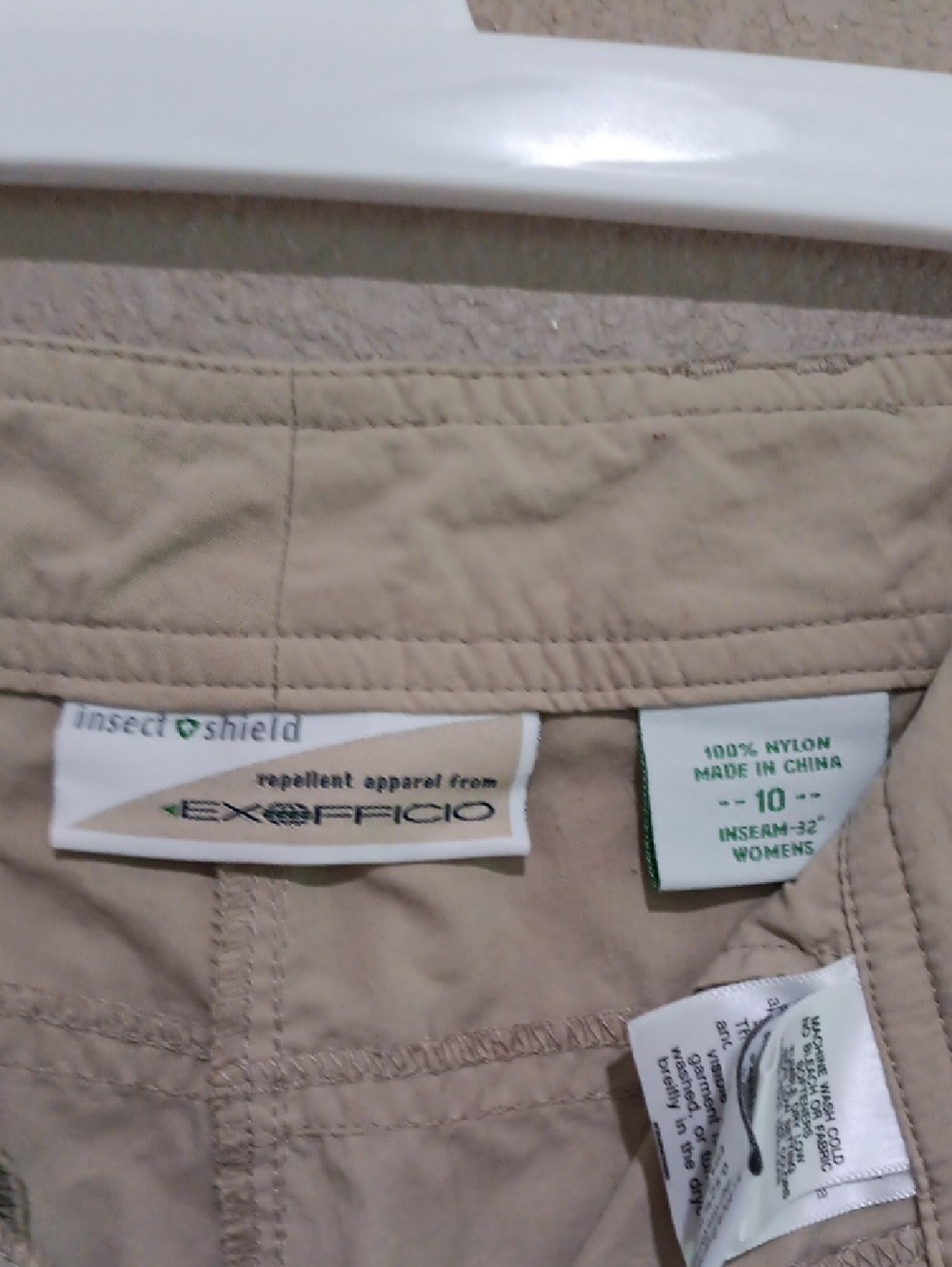 Exofficio Light Khaki Travel Pants with InsectShield - Picture 2 of 6